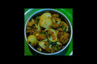 Easy egg chilli recipe (No sauce, no cornflour)