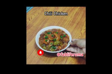 #chili chicken#chicken recipe@fabliferuma