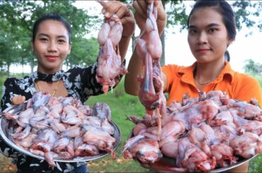 Cooking frog crispy with chili sauce recipe - Cooking skill