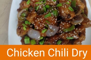 Restaurant Style Chicken Chili Dry by saira with kitchen so tasty recipe