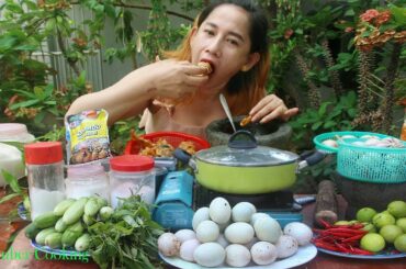 Cooking eggs crispy with chili recipe - Skill cooking