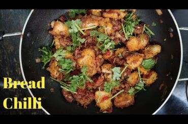 Bread Chilli_Tamil_Bread chilli recipe