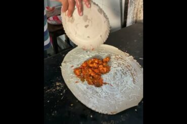 chilli paneer dosa recipe | indian street food | #shorts #delhifood #streetfoodshorts