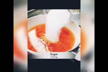 sweet chilli sauce recipe | home made chilli sauce recipe