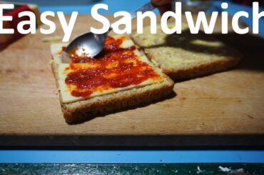 Spicy hot garlic chili cheese sandwich toast easy and quick breakfast recipe