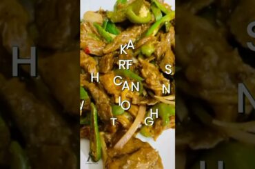 Restaurants style dry chilli beef | beef recipe for eid ul adha 2021 | best beef chilli #shorts