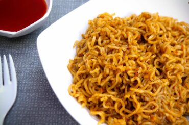 Hot Chilli Garlic Maggi | Chinese Maggi-Spicy Maggi Recipe