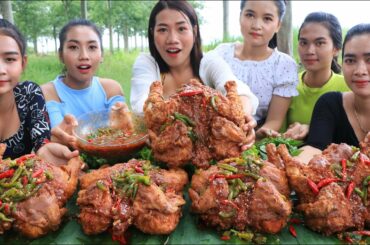 Amazing cooking chicken crispy with chili sauce recipe in my family - Chicken crispy recipe