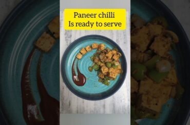 Paneer Chilli recipe - No fry - Healthy dinner recipes by dietitianminalgada