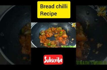 Bread chilli recipe  /chilli bread / bread recipes / #shorts #youtubeshorts
