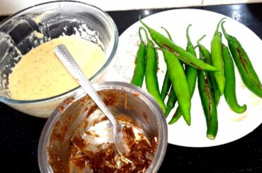 Mirchi Bajji | Perfect Street Style Recipe | Chilli Bajji | Home Recipe