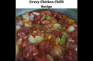 Gravy chicken chilli recipe || Cook with me ||