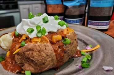 Chili Fritos Baked Potato