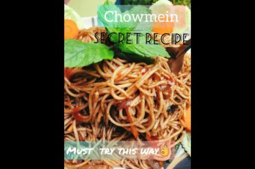 Veg Chowmein Recipe - Street Style | Hakka Noodles | Chili-Garlic Noodles | Quick-Easy-Homemade |