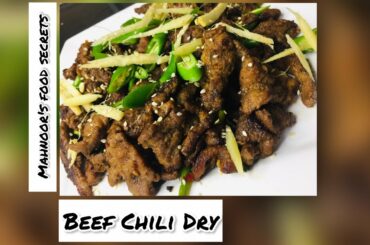 Easy Beef Chili Dry |Quick recipe| Mahnoors food secrets #beef#cooking#easyrecipes#food#foryou
