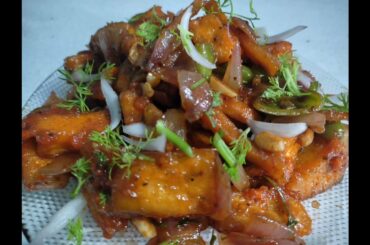 how to make paneer chilli at home/paneer chilli recipe