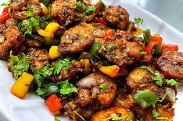 Chilli Garlic Prawns Recipe| Seafood Recipe| Delicious Prawns Recipe| Shardha’s Kitchen Diaries