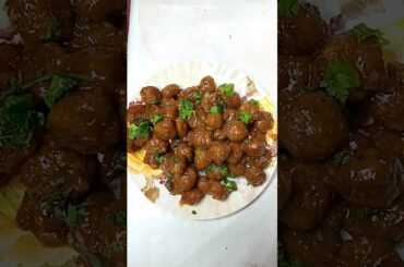 Chili recipe vegetarian | Soya chilli recipe in hindi | Chilli shorts #chillichickenrecipe #shorts