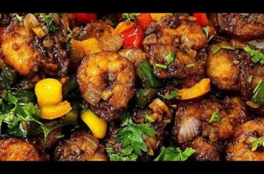Chilli Garlic Prawns Recipe | Seafood| Full Recipe Link In The Description| #youtube #shorts #prawns