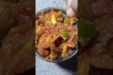 chilli chicken recipe  Mini kitchen  Mini real cooking #shorts