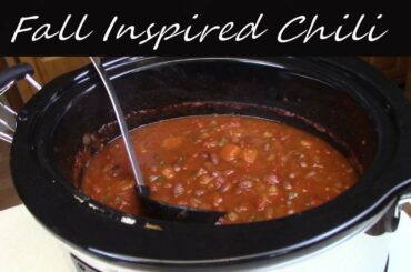 Fall Inspired Easy Chili Recipe