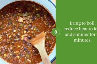 Ground Turkey Chili Recipe