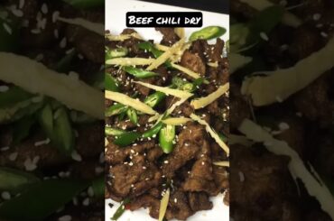 Easy Beef Chili Dry Recipe| Quick and Easy| Mahnoor's food secrets