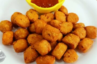 Potato Bites Recipe in Tamil | Crispy Garlic Chilli Potato Bites | Evening Snacks Recipe in Tamil