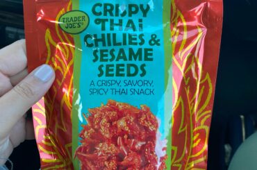 New spicy snack just dropped at TJ’s, pretty hot!