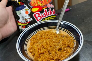 First time ever eating Samyang spicy ramen and it is now my favorite. So goood!