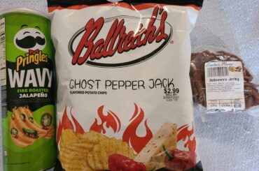 The ghost pepper chips are amazing. Same with the beef jerky.