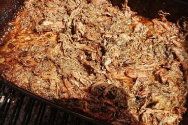 Smoked and shredded some pork shoulder in a Trinidad Scorpion BBQ sauce