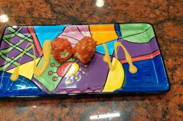 My gypsy pepper plant produced ONE pepper so I went all-out by stuffing it with chicken and queso fresco, then deep fried it in a Taki crust. It was small, but mighty!