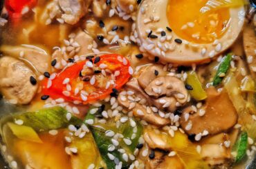 Takeaway spicy ramen