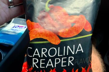 Reaper puffs , not too spicy.