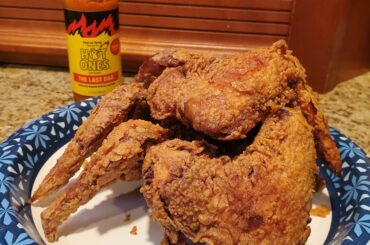 Substituted table hot sauce for Last Dab Reaper to mix into the buttermilk for the wings. Highly recommend