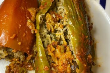 STUFFED GREEN LONG CHILI EASY RECIPE