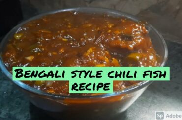 Bengali style chili fish recipe