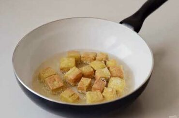 Tofu chili. Prepare a simple recipe with a photo