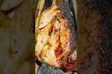 Grilled Chicken with Chilli Recipes Eating Yummy Food #Shorts