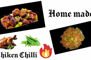 Chiken Chilli Recipe - How To Make Chiken Chili At Home - By Pooja  & Rashmi
