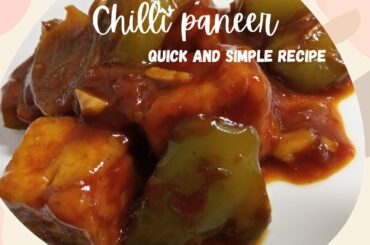 Chilli paneer recipe/chilli paneer restaurant style/How to make chilli paneer at home