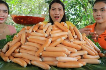 Yummy cooking hot dog chesses with chili sauce recipe - Cooking skill