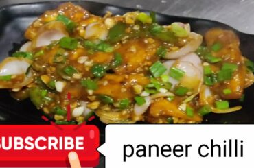 Paneer chilli recipes|restaurant style