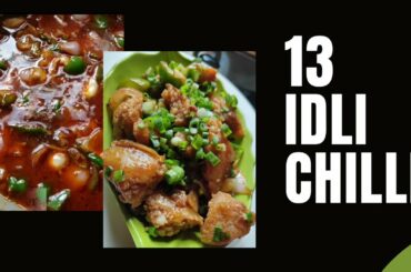 IDLI CHILLI| LEFTOVER IDLI RECIPES| EASY| SIMPLE| QUICK
