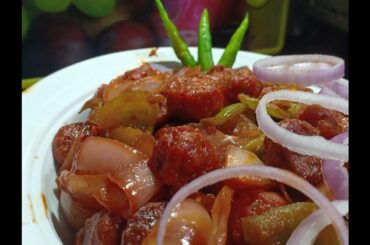 Soyabean Chilli /soyabean chilli recipe/Chilli soyabean recipe