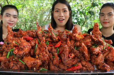 Yummy cooking chicken wings crispy with chili sauce recipe - Amazing cooking