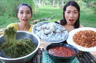 Amazing cooking shrimp raw with onion crispy and chili sauce recipe - Cooking skill