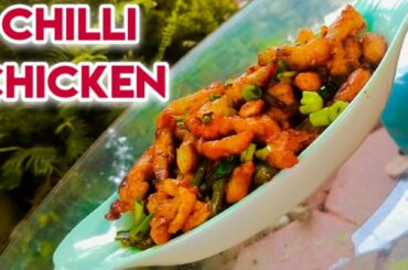 Chilli chicken recipe, quick and easy How to make Chicken Chili, non veg recipe,chicken chilli dry,