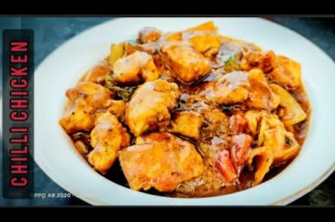 Style chilli chicken with secret tips-Gravy chilli chicken recipe at Home-How to Make chilli chicken